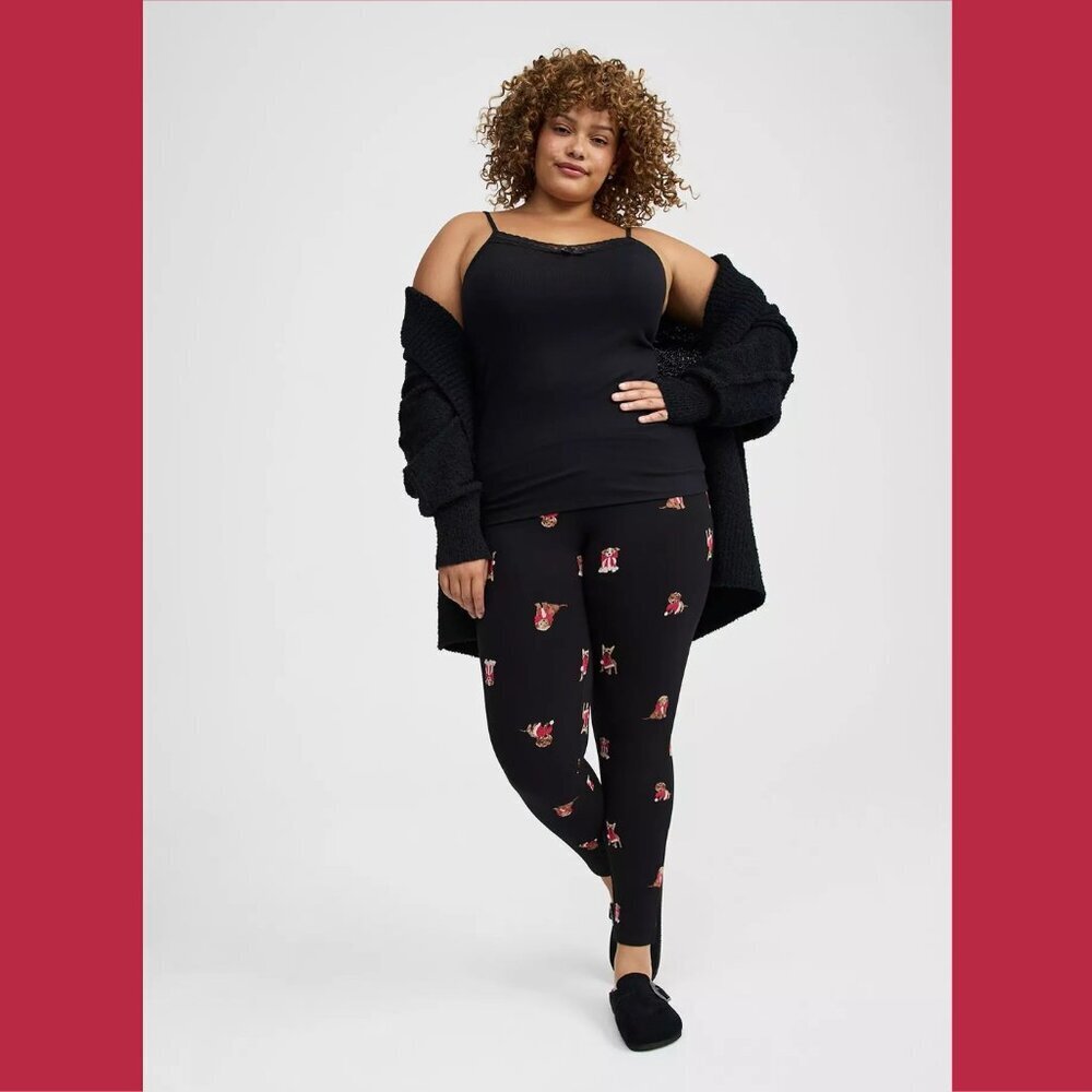 Torrid - Full-Length Legging in Joyous Dogs, Deep Black​​